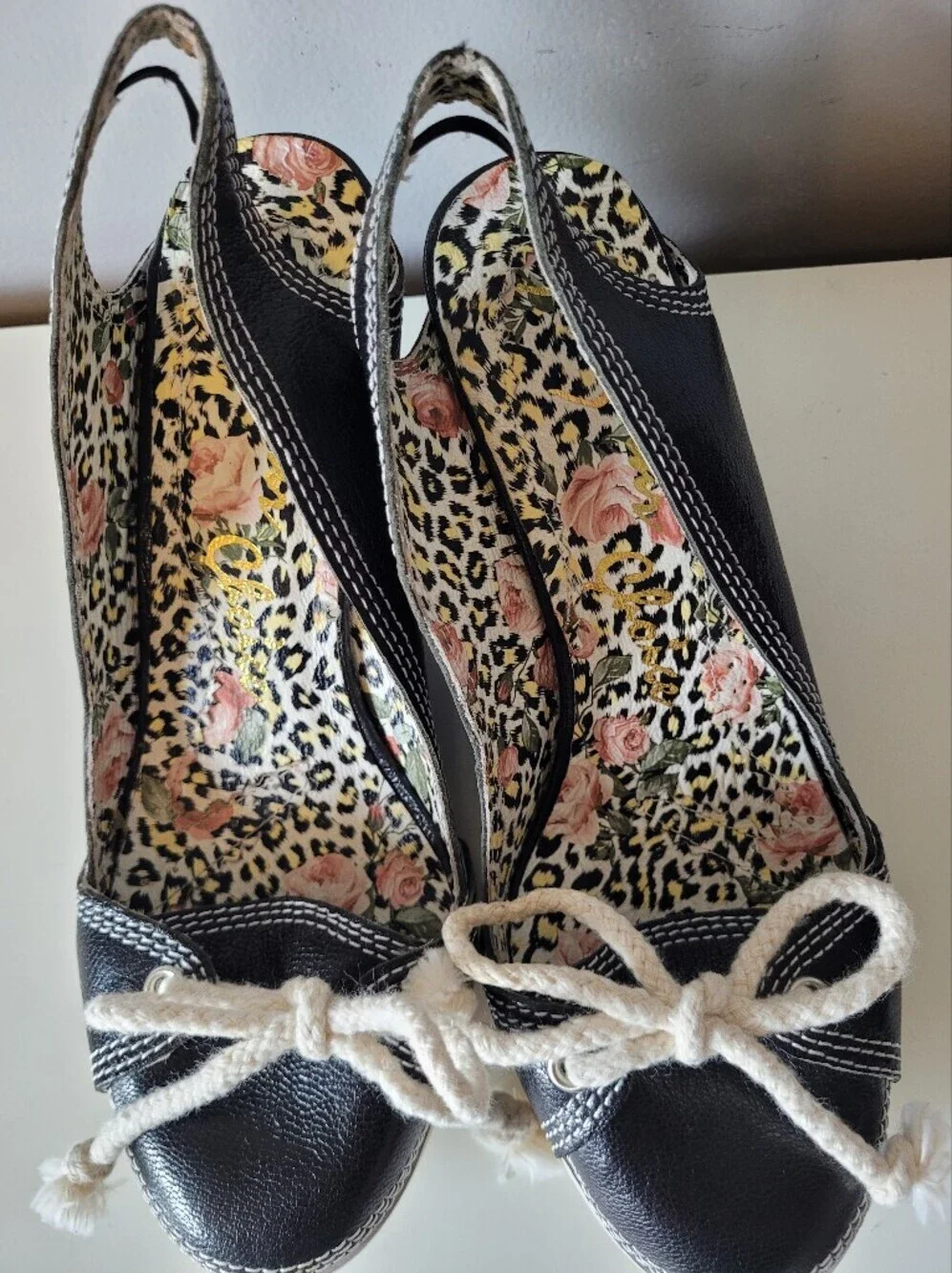 Vintage Irregular Choice Picnic Sneaker Wedges, VGUC, Size 6